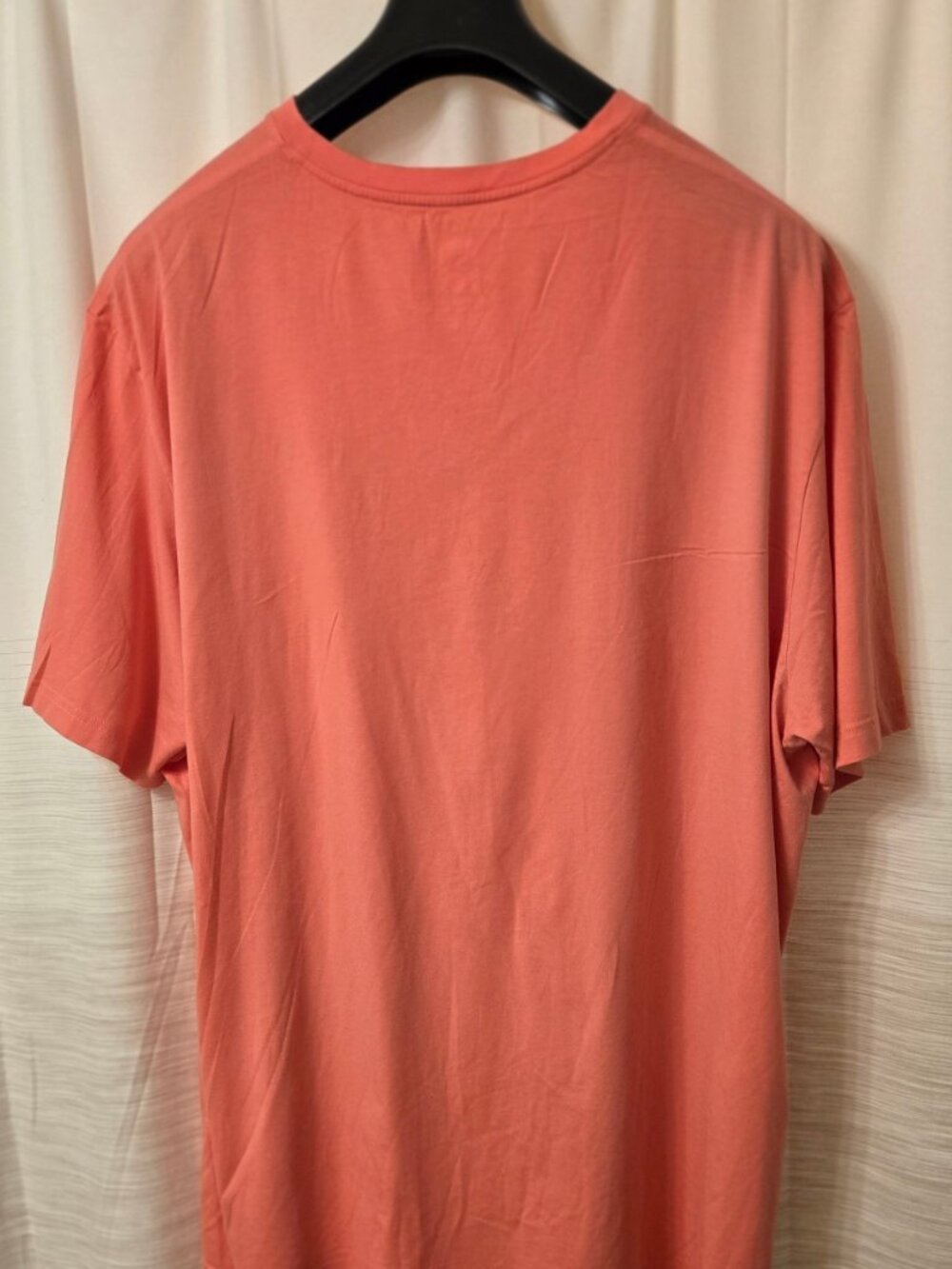 Psycho Bunny - 100% Pima Cotton Men's V-Neck Short Sleeve T-Shirt Coral 4XLT - Picture 2 of 2